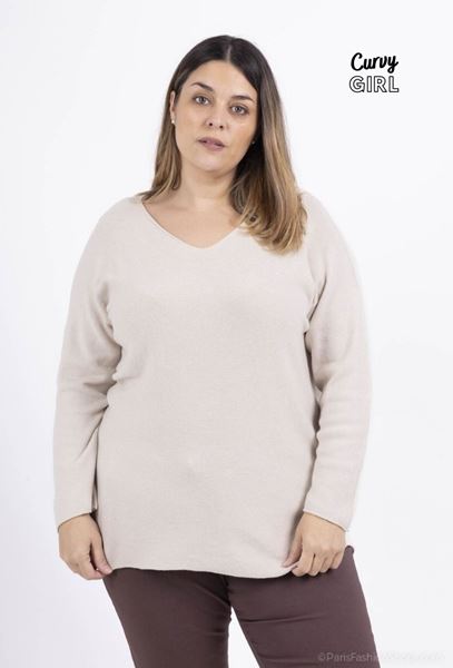 Immagine di CURVY GIRL SOFT V NECK JUMPER